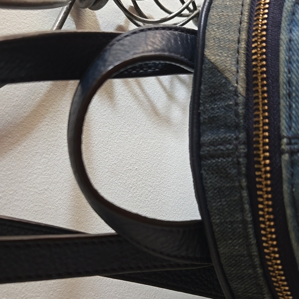 Michael Kors Denim Patchwork Backpack - image 4